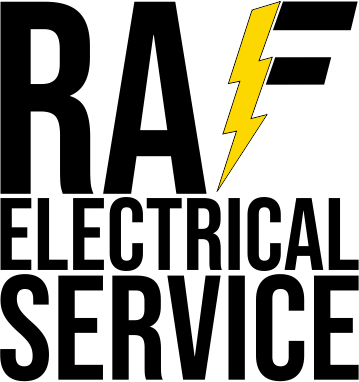 RAF Electrical Service - Logo firmy elektrycznej z Dębicy